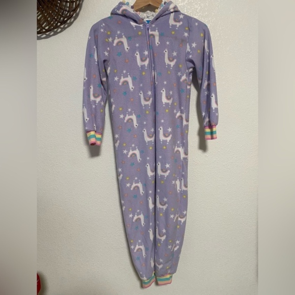 Sleep On It Girls Pajama with Llama Hood